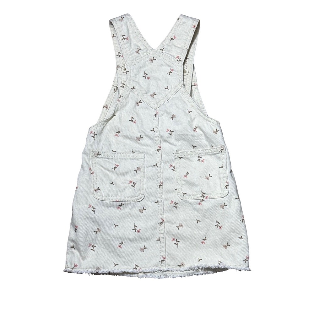 Girls 3T Denim Overall‎ Dress Bundle Kids Floral Old Navy/Little Lass Lot of 3 - Picture 2 of 16